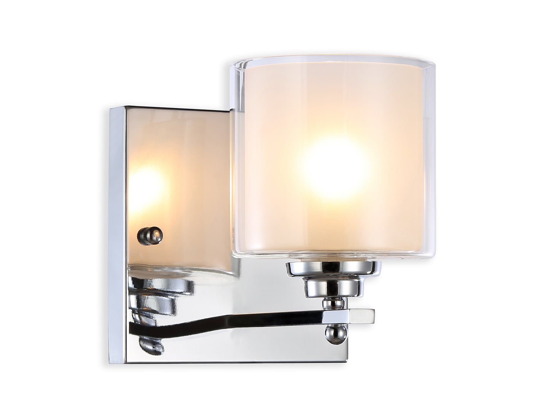 Ambrella Настенный светильник TR4428 CH/CL/FR хром/прозрачный/белый матовый E27 max 40W 197*140*230