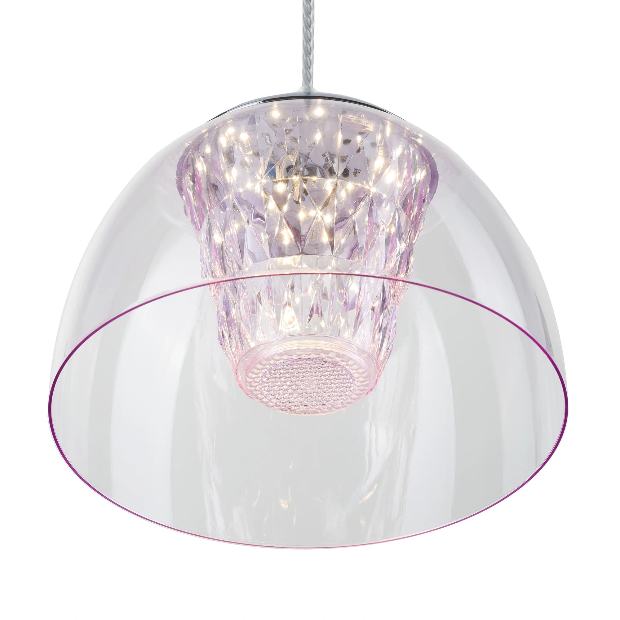 Citilux CL717114 Топаз Фиолетовый Подвес — миниатюра 7