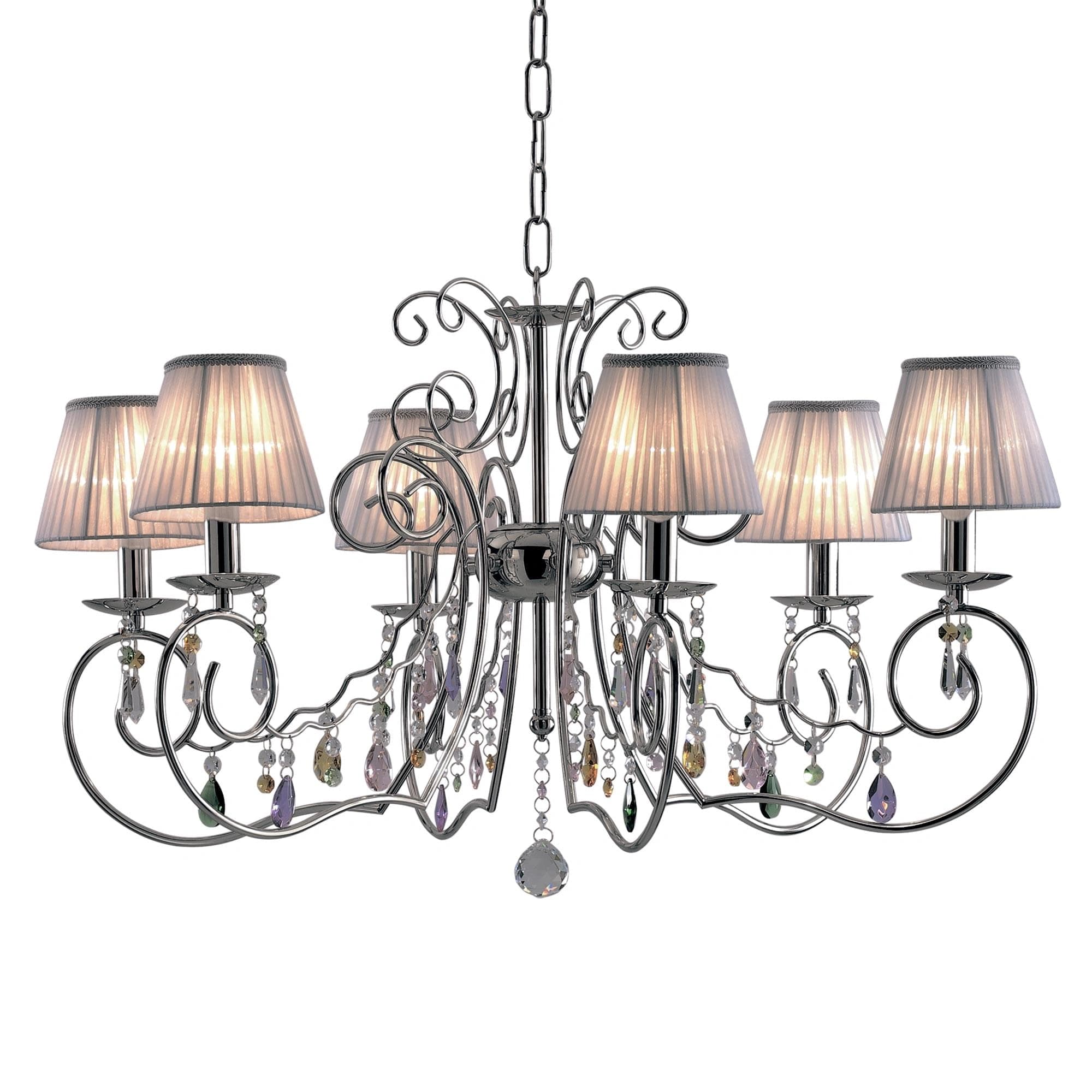 Citilux CL307161 Фиона Хром Люстра — миниатюра 1