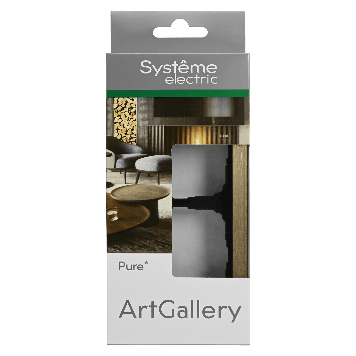 Systeme Electric ArtGallery Pure Металл Латунь Рамка 2-ая — миниатюра 3