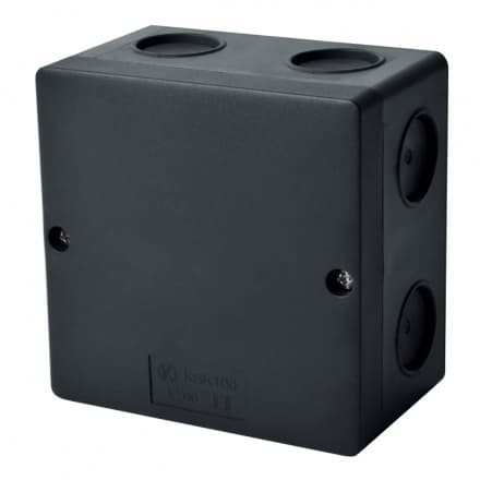 Kopos Коробка распределительная KSK 100 UV HF (FA) для О/П черная 100x100x60мм IP66 KSK 100_FA