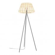 Eglo 390155 Торшер FL/1 E27 black/bamboo 'MONTEZUELO'