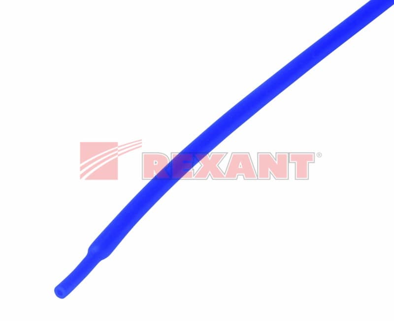 2.0 / 1.0 мм 1м термоусадка синяя Rexant 20-2005 — миниатюра 2