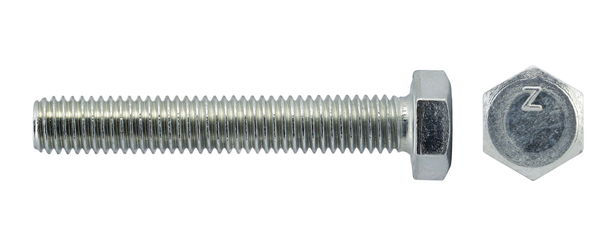 Tech-Krep Болт DIN933 с шестигранной головкой оцинк. М6х70 (10 шт) - пакет 102964 — миниатюра 1