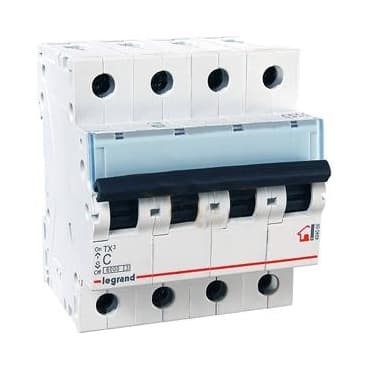 Legrand TX3 Автоматический выключатель 4P 6A (С) 6000 404067 — миниатюра 2