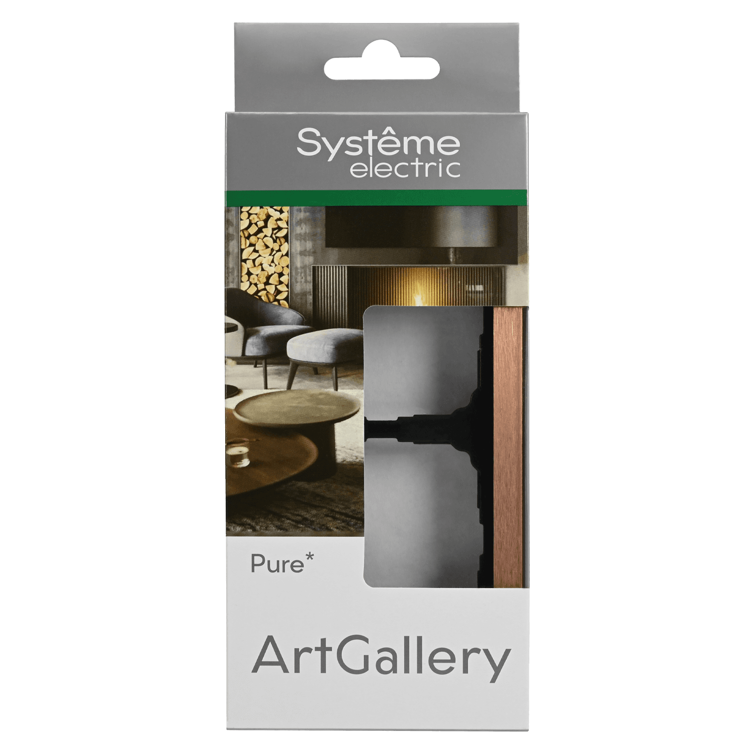 Systeme Electric ArtGallery Pure Металл Медь Рамка 2-ая — миниатюра 4