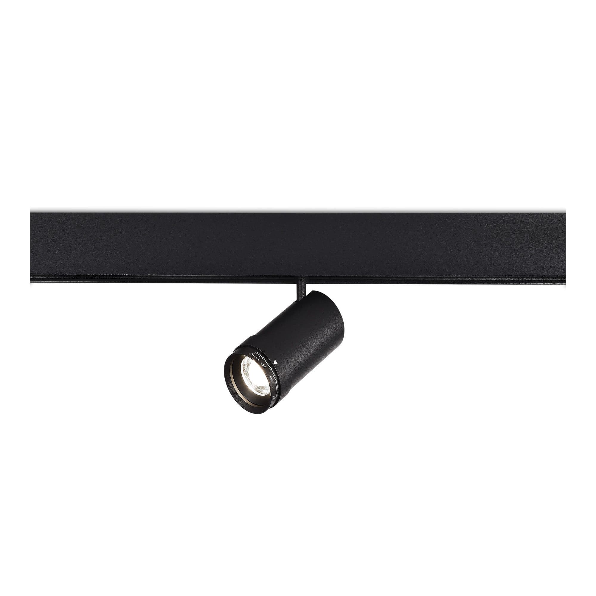 ST LUCE ST357.446.12 Магнитный трековый светильник ZOOM Черный LED 1*12W 4000K Lm Ra90 10-55° IP20 D50xH160 48VV