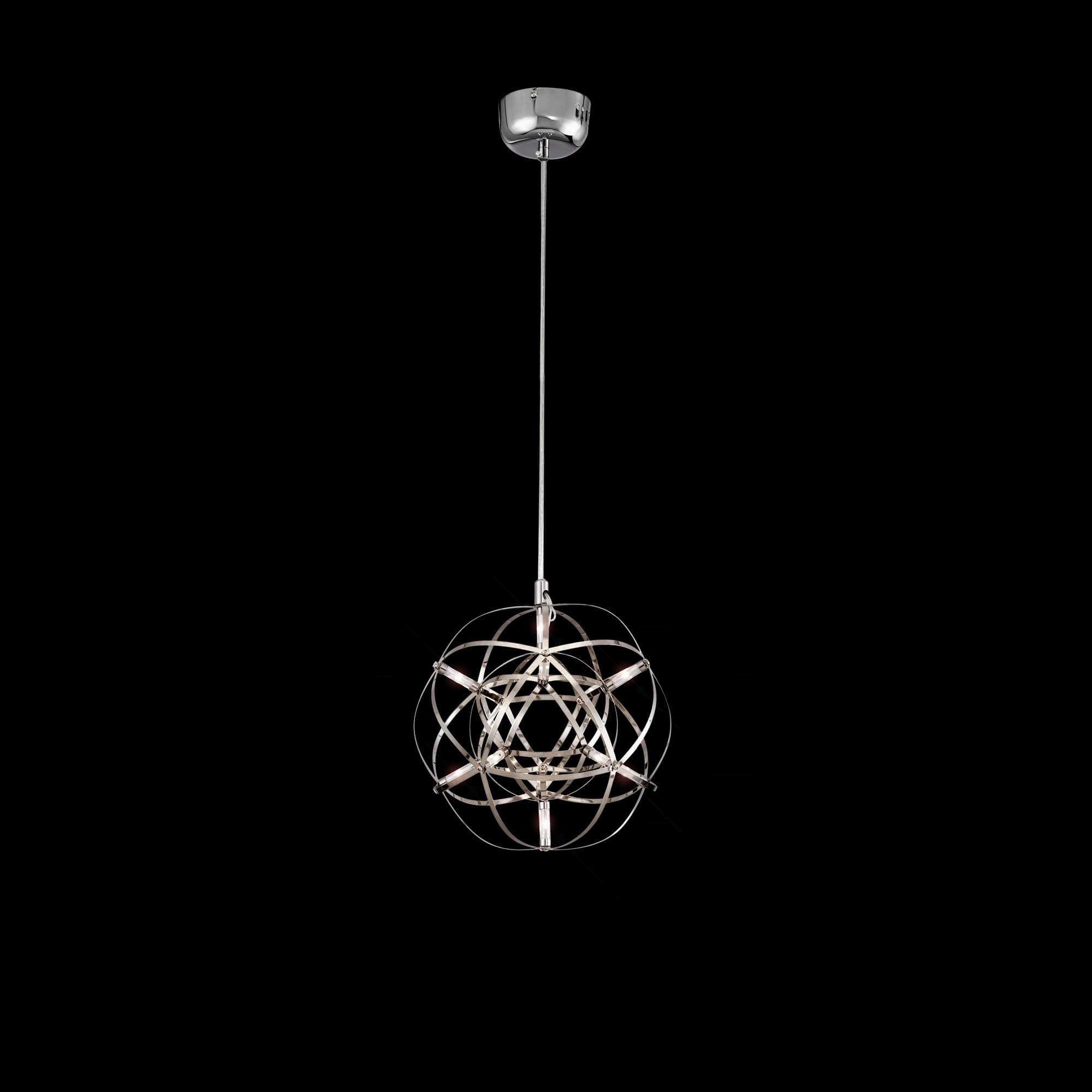 Freya Modern Amber Хром Подвесной светильник FR5099PL-L6CH — миниатюра 5