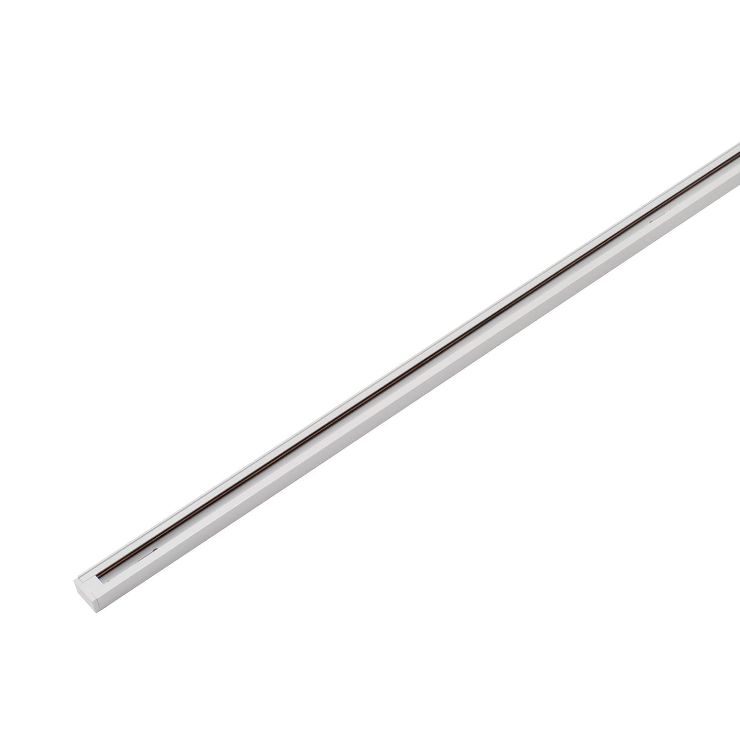 Denkirs TR1003-WH Шинопровод однофазный, 3 м, белый, заглушки в комплекте