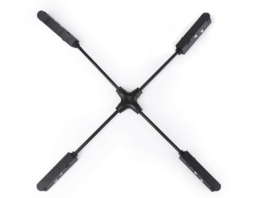 Ambrella Коннектор питания гибкий х-образный для шинопровода Magnetic GL3639 IP20 48V 160*160*18