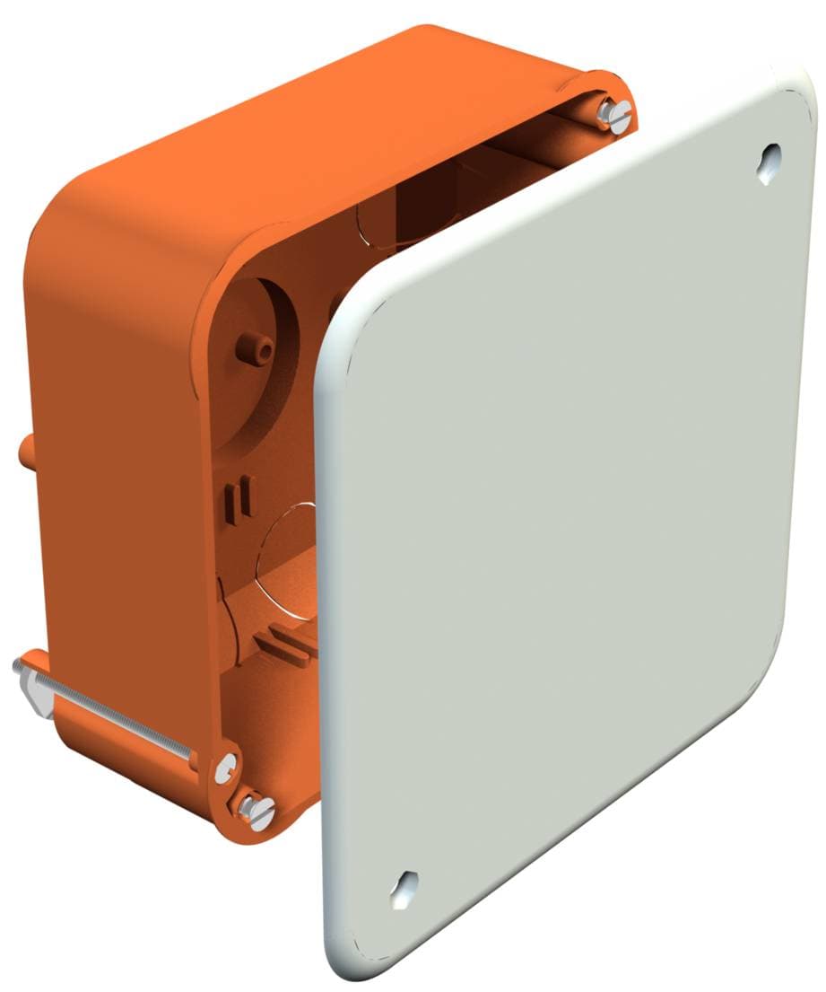 OBO Bettermann Распределительная коробка для скрытого монтажа в полых стенах 105x105x50 мм 2003449 — миниатюра 1
