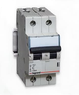 Legrand TX3 Автоматический выключатель 2P 16A (С) 6000/10kA 403930 — миниатюра 2