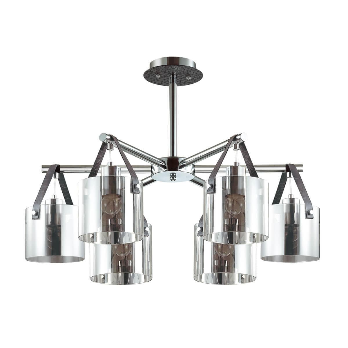 Lumion 3716/6C LN18 132 хром/дымчатый Люстра потолочная E27 6*60W 220V VALARIE — миниатюра 2
