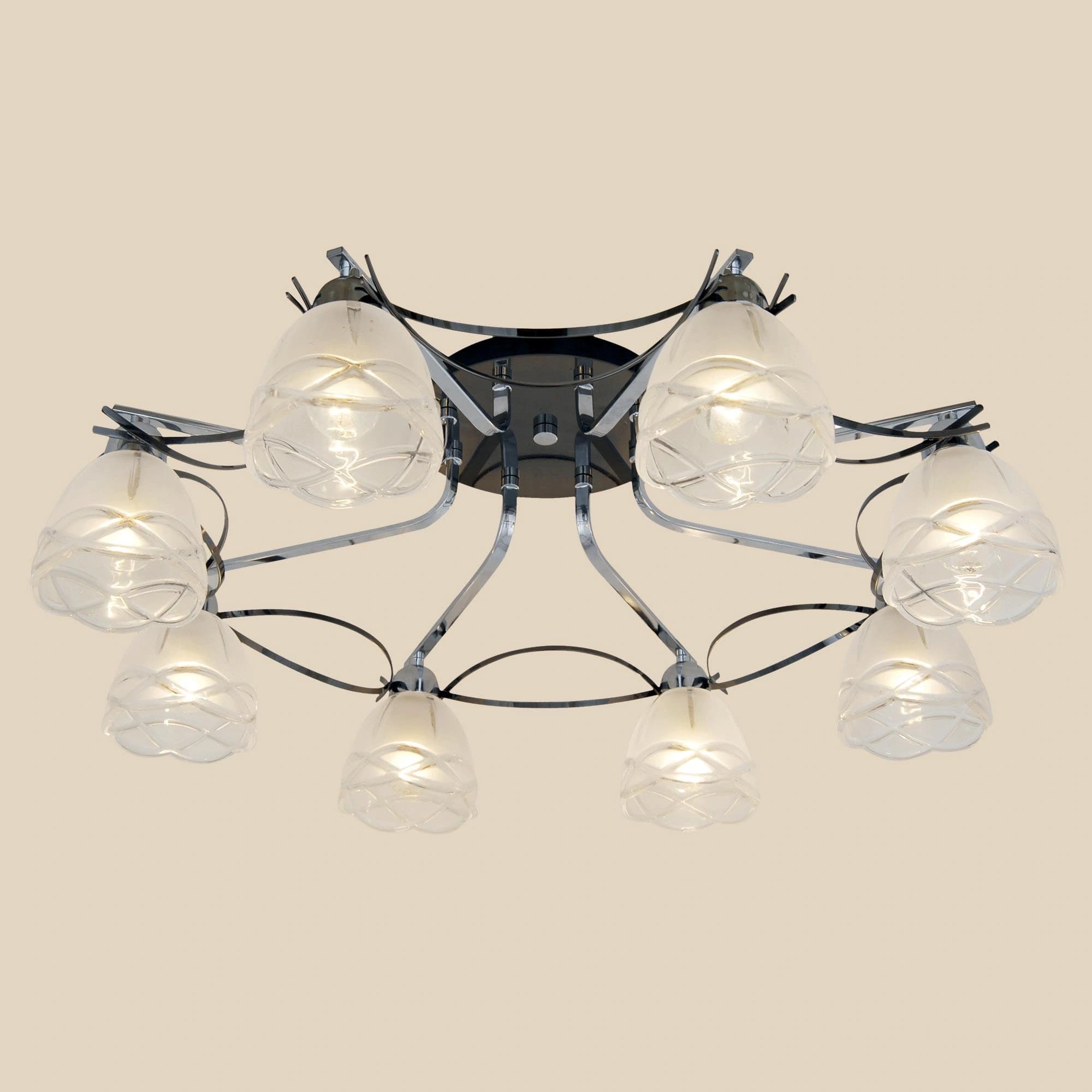 Citilux CL147181 Сандра Черн.Хром+Хром  Светильник Потолоч. — миниатюра 2