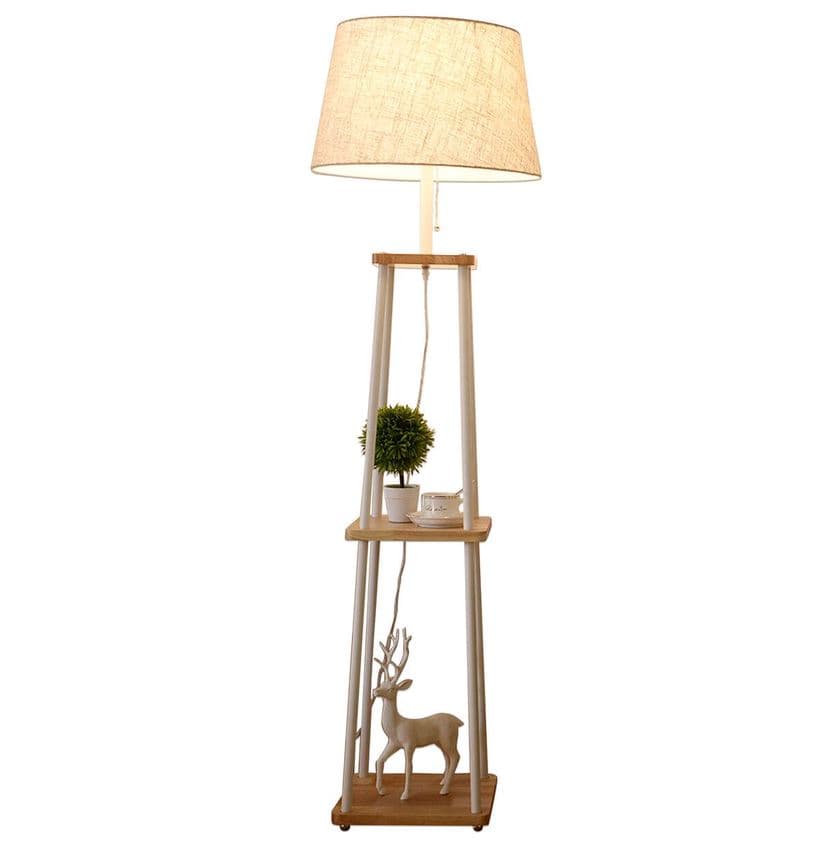 Kink Light 07098,01 Торшер АЛИКАНТЕ белый d45 h155 E27 1*40W