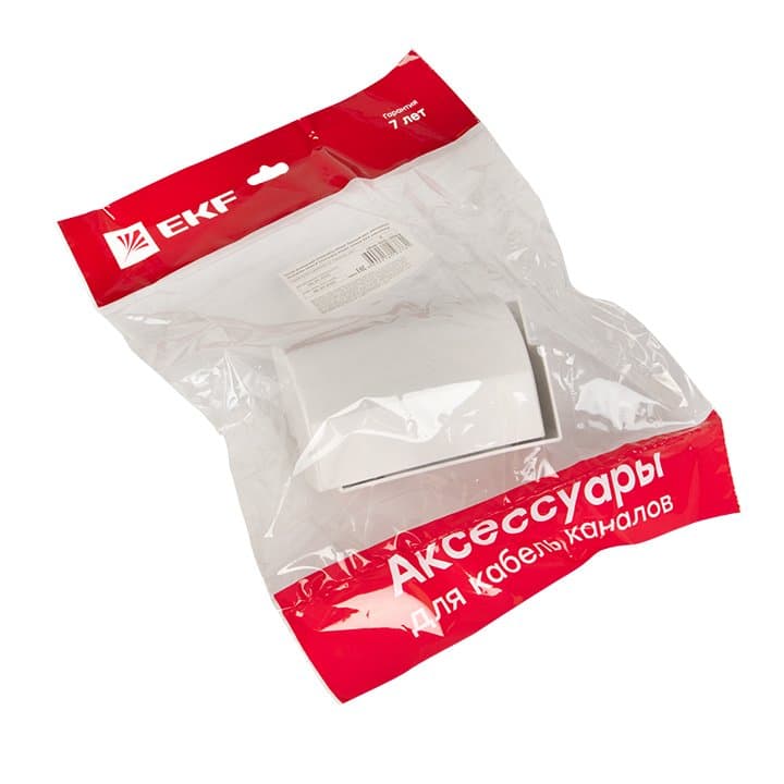 EKF PROxima Угол внешний (100х40) (2 шт) Plast Белый — миниатюра 2