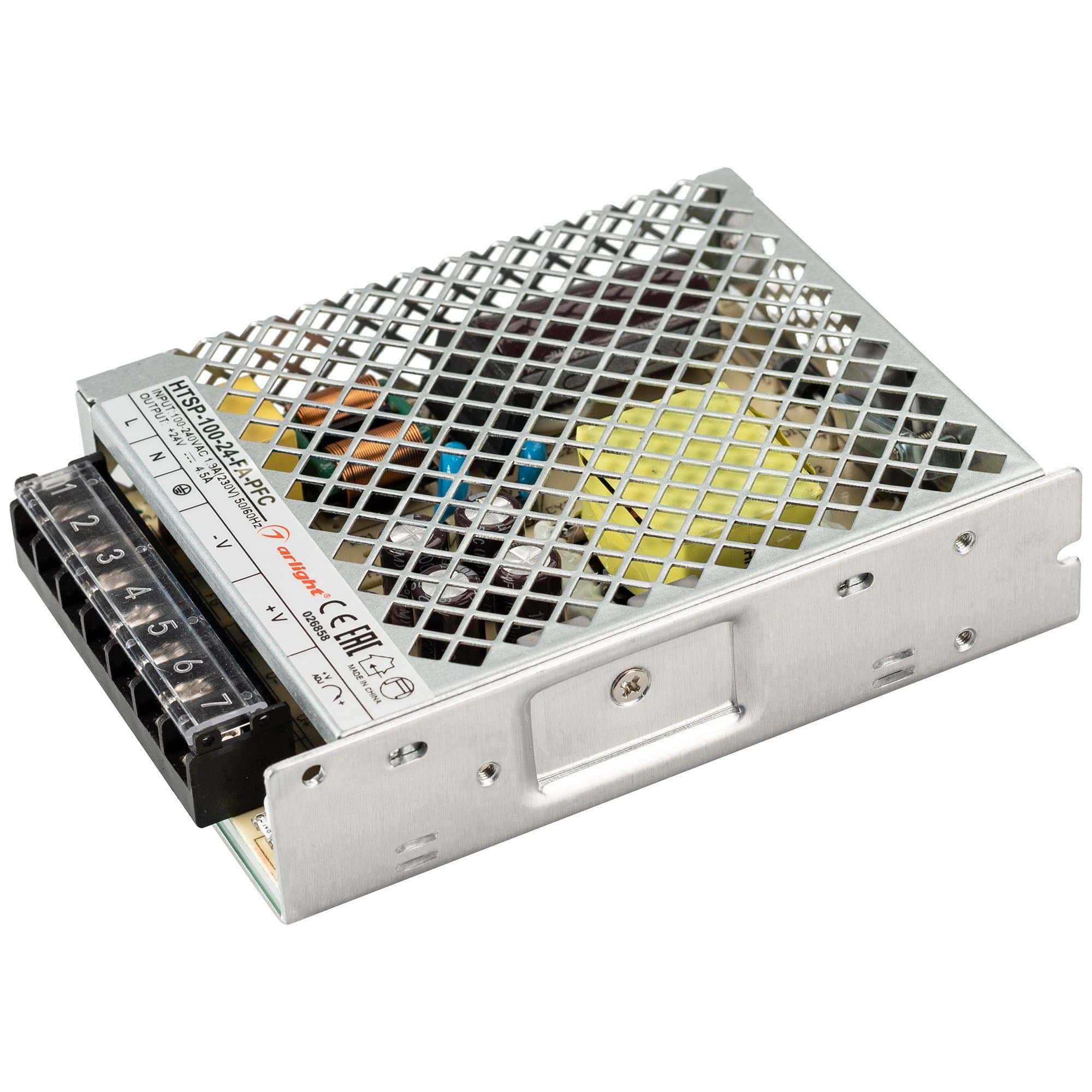 Arlight Блок питания HTSP-100-24-FA-PFC (24V, 4.5A, 100W) (IP20 Сетка, 3 года) 026858 — миниатюра 1