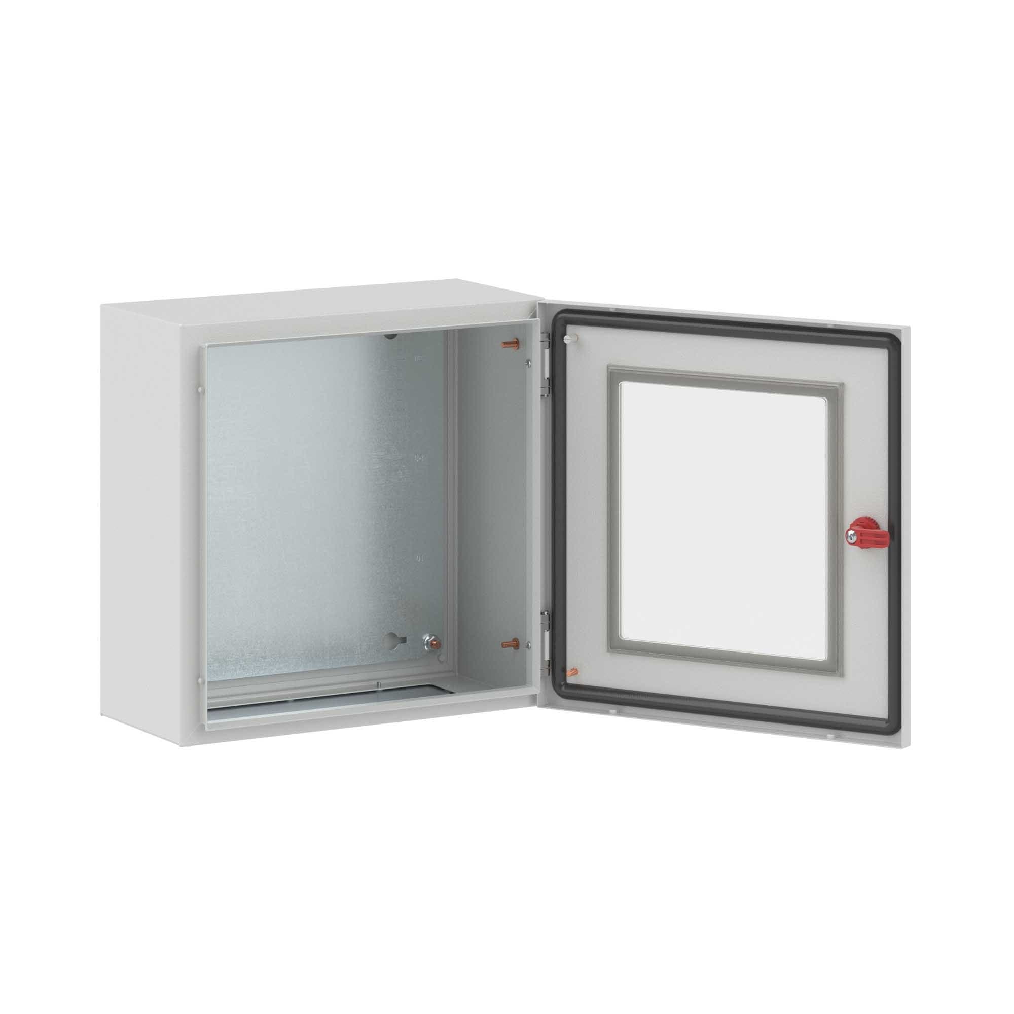 DKC Корпус навесной ST c М/П с прозрачной дверью ВхШхГ 400x400x200 мм — миниатюра 2