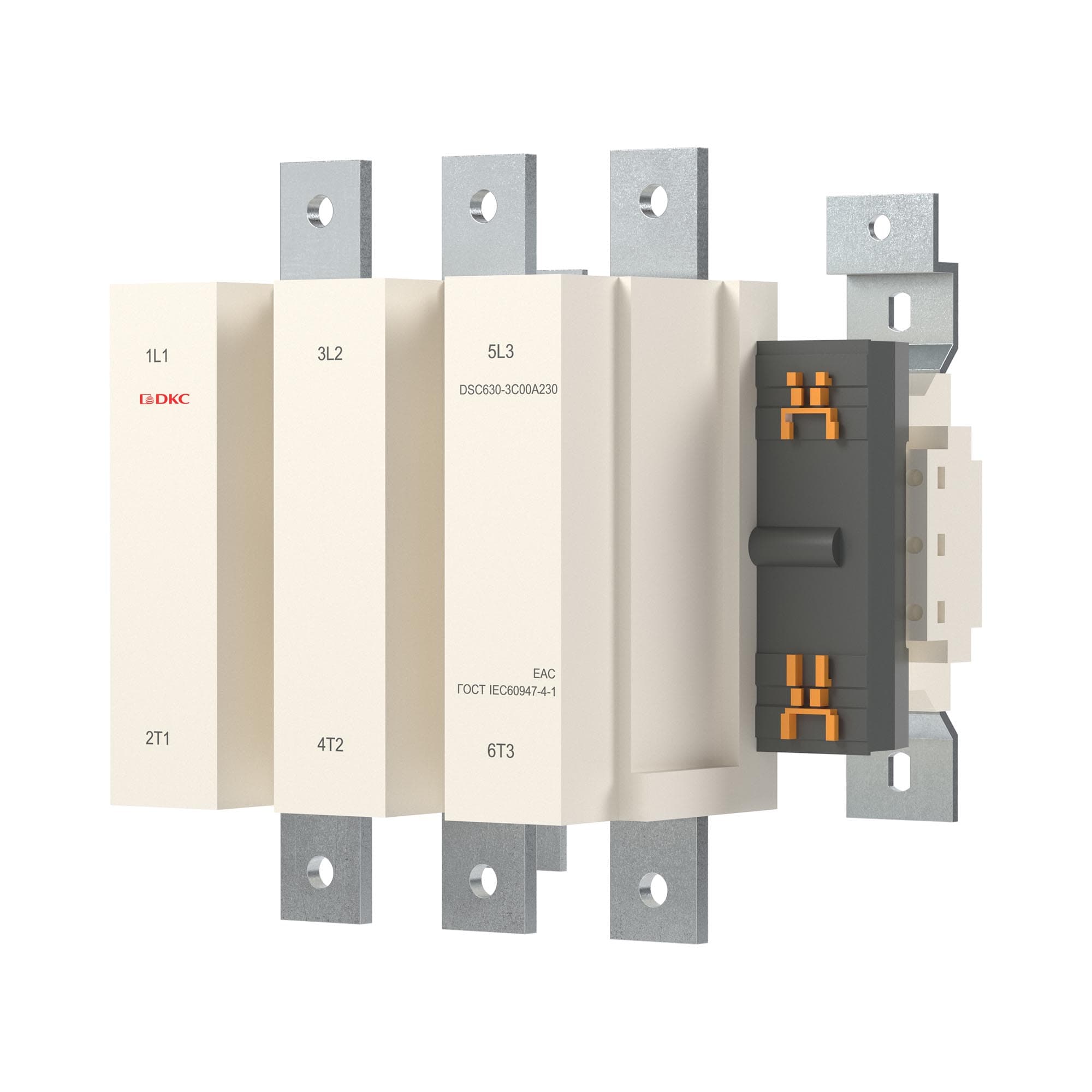 DKC Магнитный контактор DSC630-3C00A230 630А 335кВт (AC3) кат 220В AC — миниатюра 5