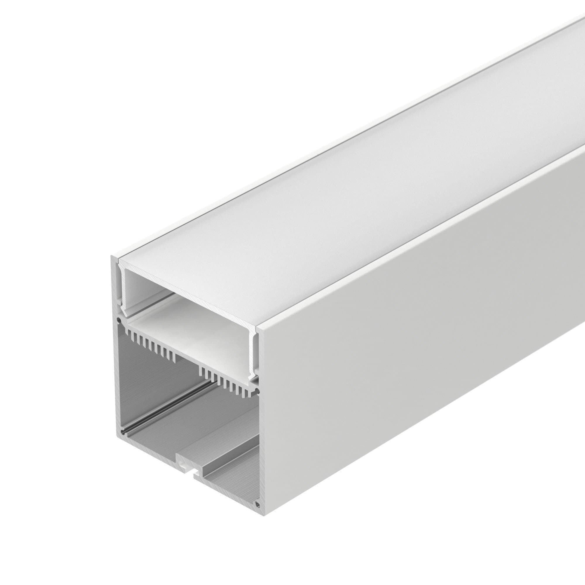 Arlight Профиль с экраном SL-LINE-7477-2500 WHITE+OPAL (Алюминий) 021372