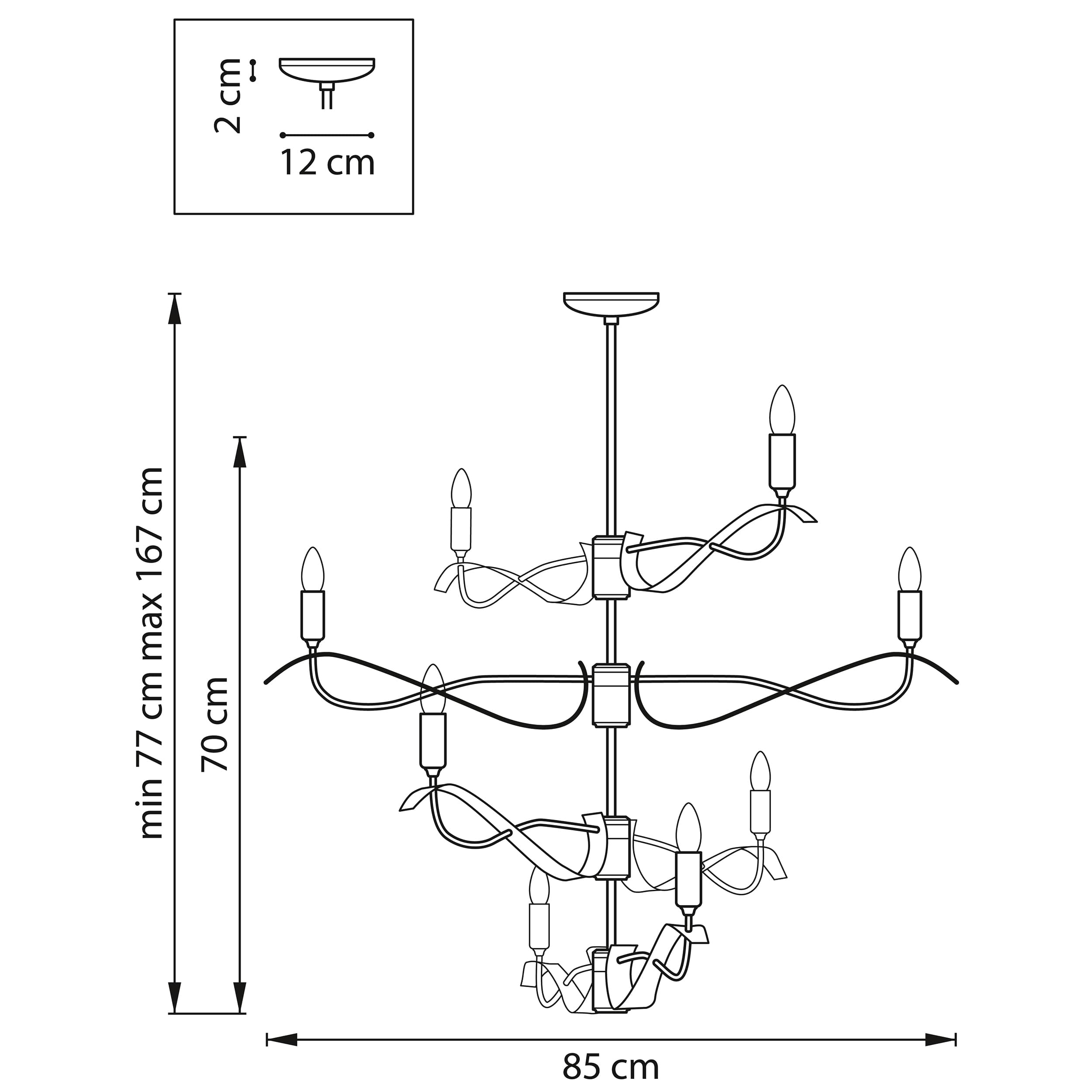 Lightstar Люстра потолочная Ragno Lightstar 733287 — миниатюра 2
