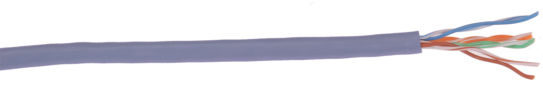 IEK ITK Витая пара U/UTP категории 5E 4х2х24AWG LSZH фиолетовый (305м) LC1-C5E04-126 — миниатюра 2