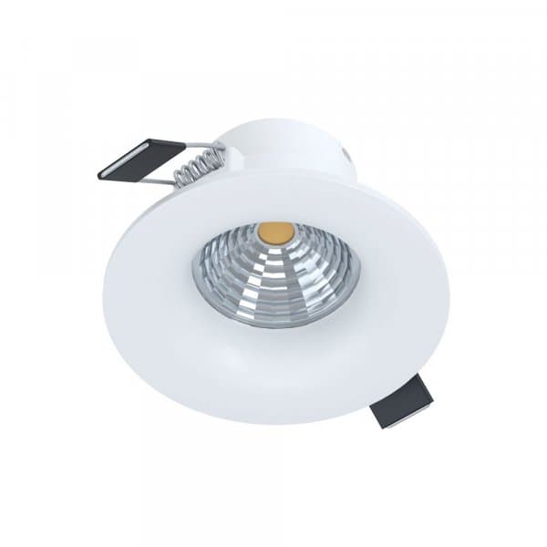 Eglo 98243 Cветодиодный встраиваемый светильник SALICETO диммир, 6W(LED), 88, 380lm, 3000K, алюминий, белый — миниатюра 1