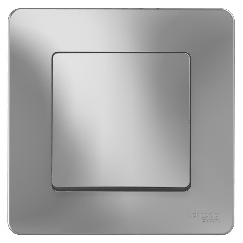 Systeme Electric Blanca внутр Алюминий Переключатель 1-клавишный, 10А, 250B