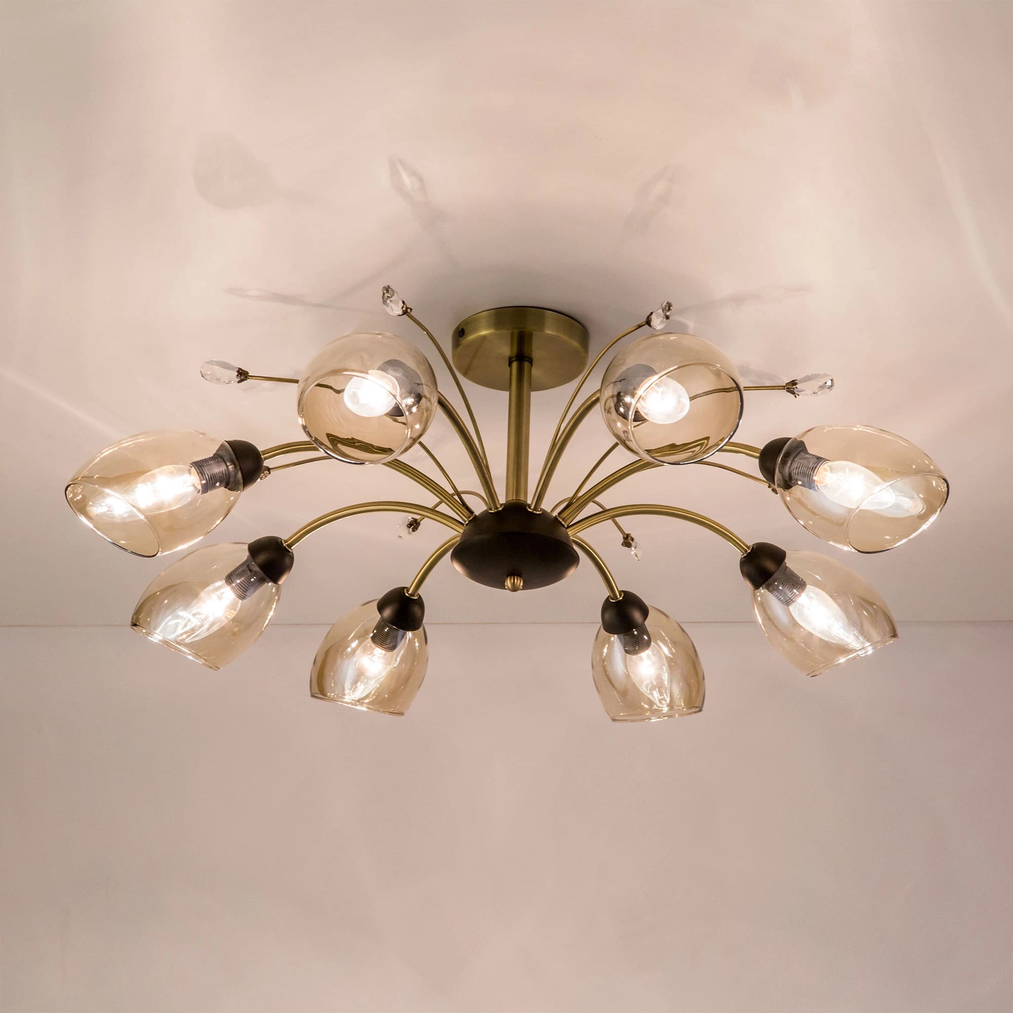 Citilux CL108185 Комета Бронза+Дымч. Люстра — миниатюра 5
