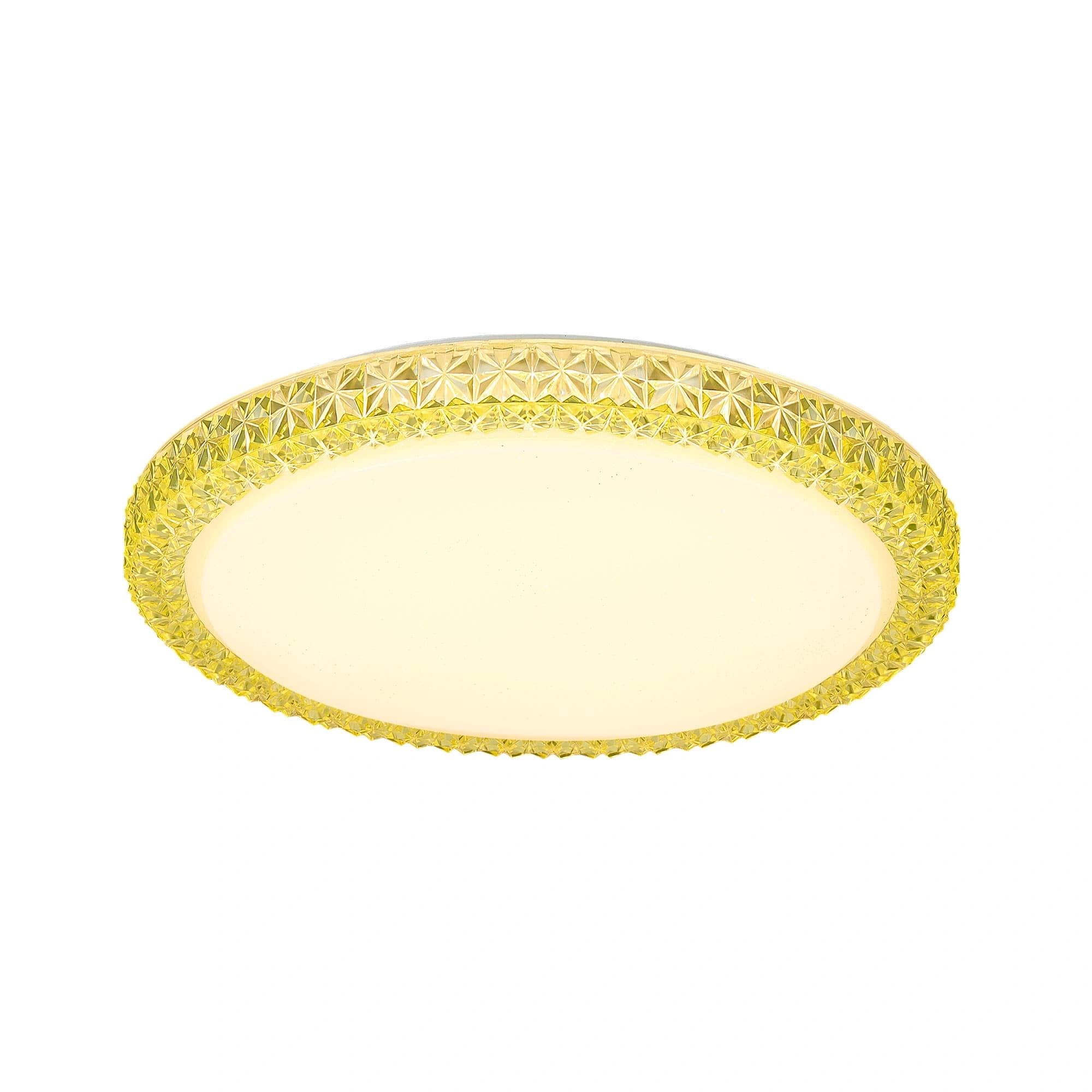 Citilux CL715R362 Kристалино Слим Желтый Светильник Наст-Потол — миниатюра 4