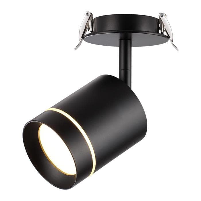 Novotech 357688 NT18 071 черный Встраиваемый светильник IP20 LED 3000K 9W 160-265V ARUM