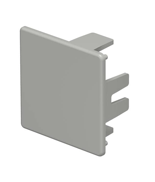 OBO Bettermann Заглушка торцевая кабель-канала WDK 40x40 мм, ПВХ, серый RAL7030 6158773 — миниатюра 1