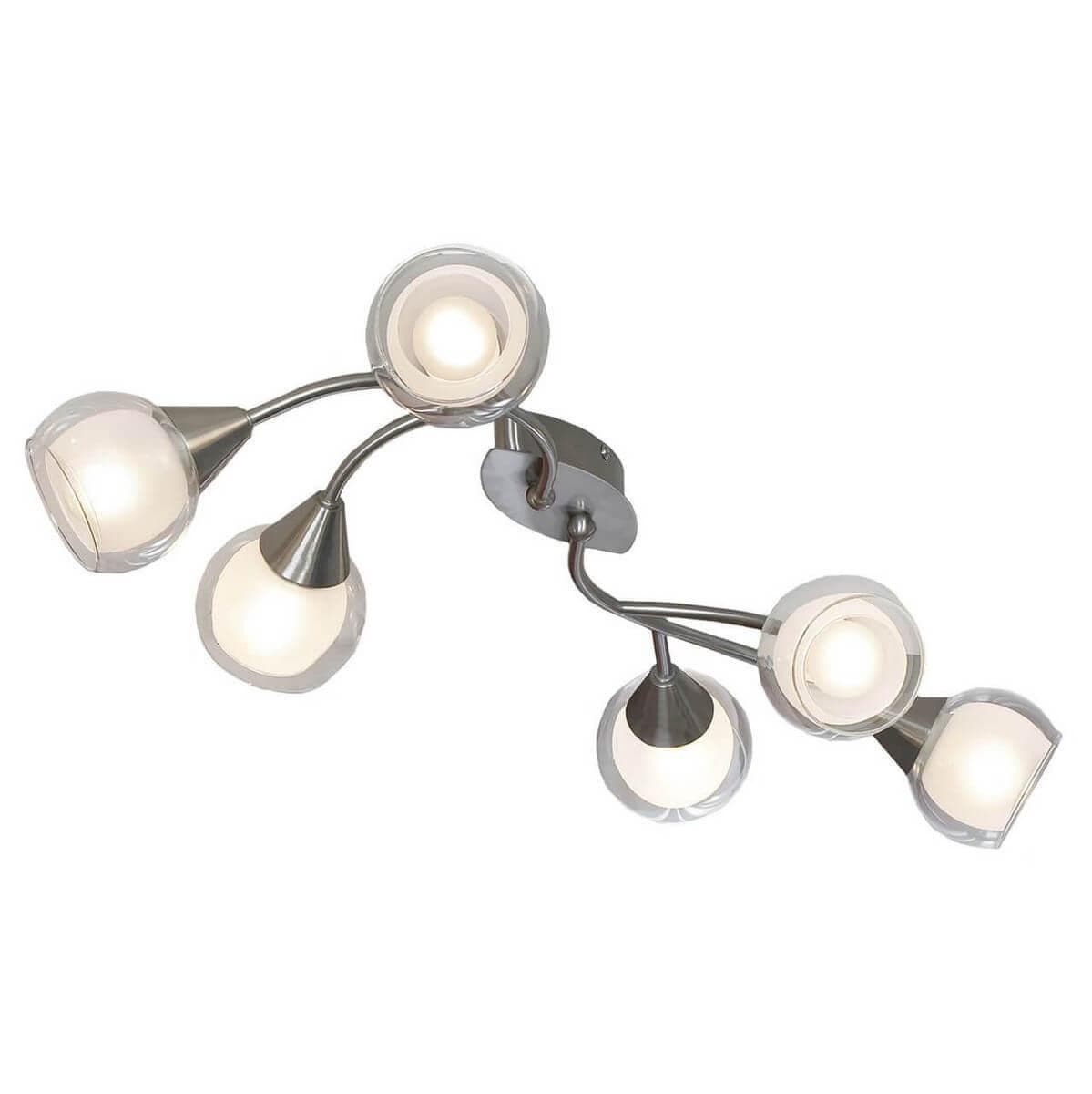Lussole LGO Металл Никель /  Стекло Люстра E14 GRLSP-0142 — миниатюра 1