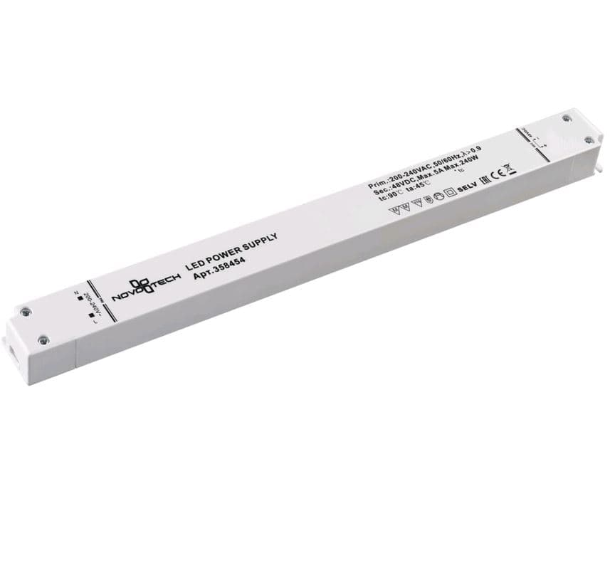 Novotech Драйвер Flum 48V 240W IP20 5A 358454