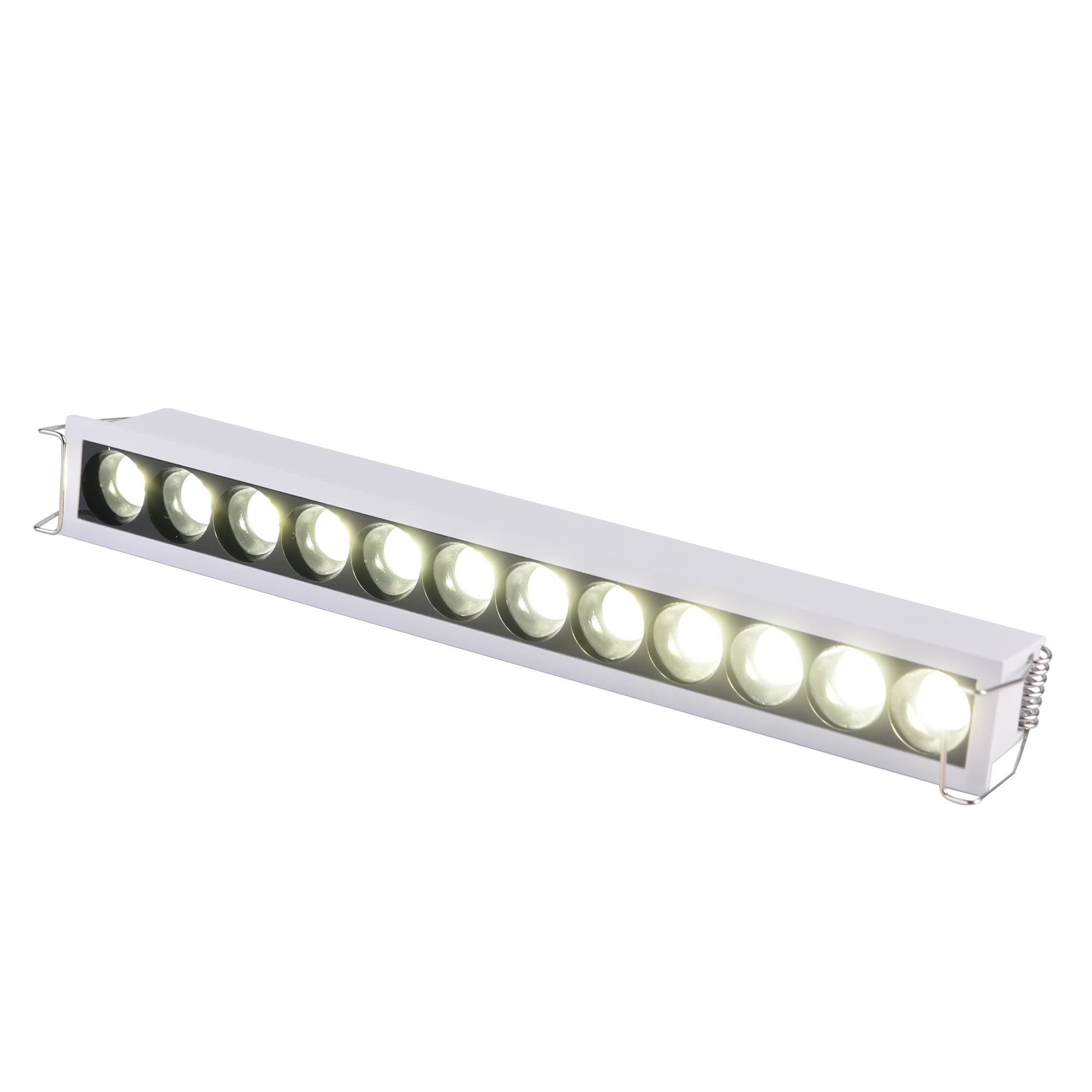 ST LUCE ST762.532.12 Св-к встр. белый LED 1*12W 3000K 1 200Lm Ra 90 24° IP20 L240xW30xH36 170-240V