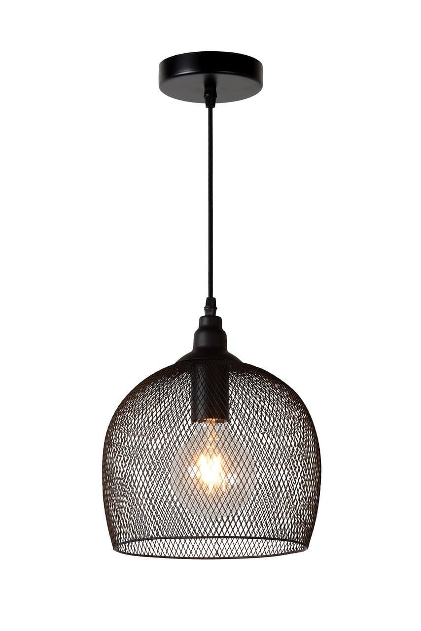 Lucide Mesh Котаж Металл Подвесной светильник E27 60W 43404/22/30 — миниатюра 2