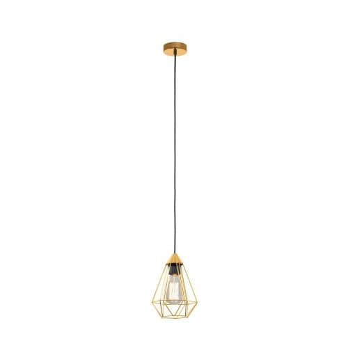 Eglo TARBES Подвесной потолочный светильник (люстра) TARBES, 1Х60W, E27, H1100, Ø175, сталь, матовая латун 43681