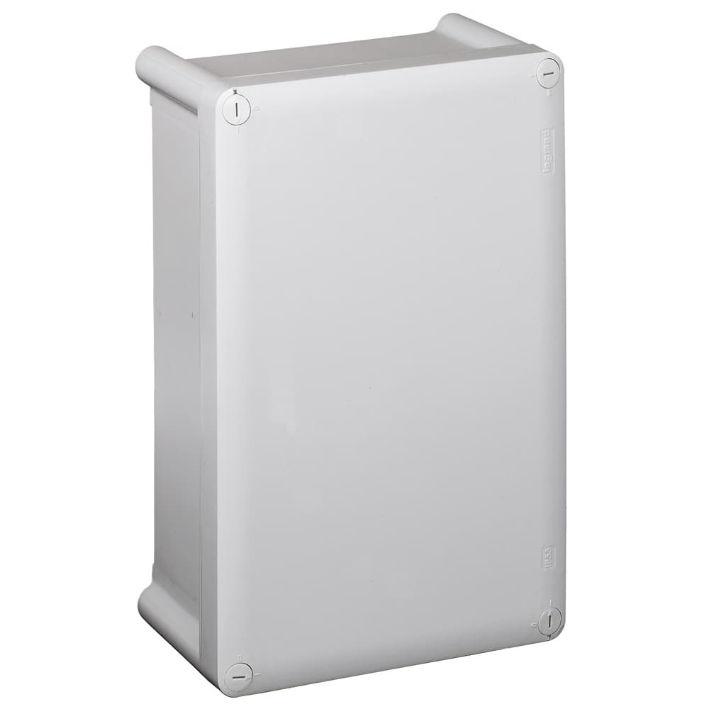 Legrand Коробка промышленная пластиковая IP55 IK07 RAL 7035 130x75x74 мм сплошная крышка 035900