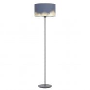 Eglo 39976 Торшер CASUARITA, 1x40W, E27, H1510, Ø380, основание: Ø250, сталь, черный/текстиль, синий, золотой