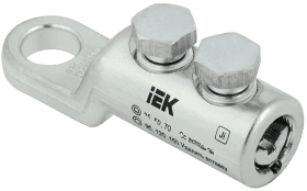 IEK Наконечник болтовой луженый НБЛ 35-150-16/2 35кВ — миниатюра 2