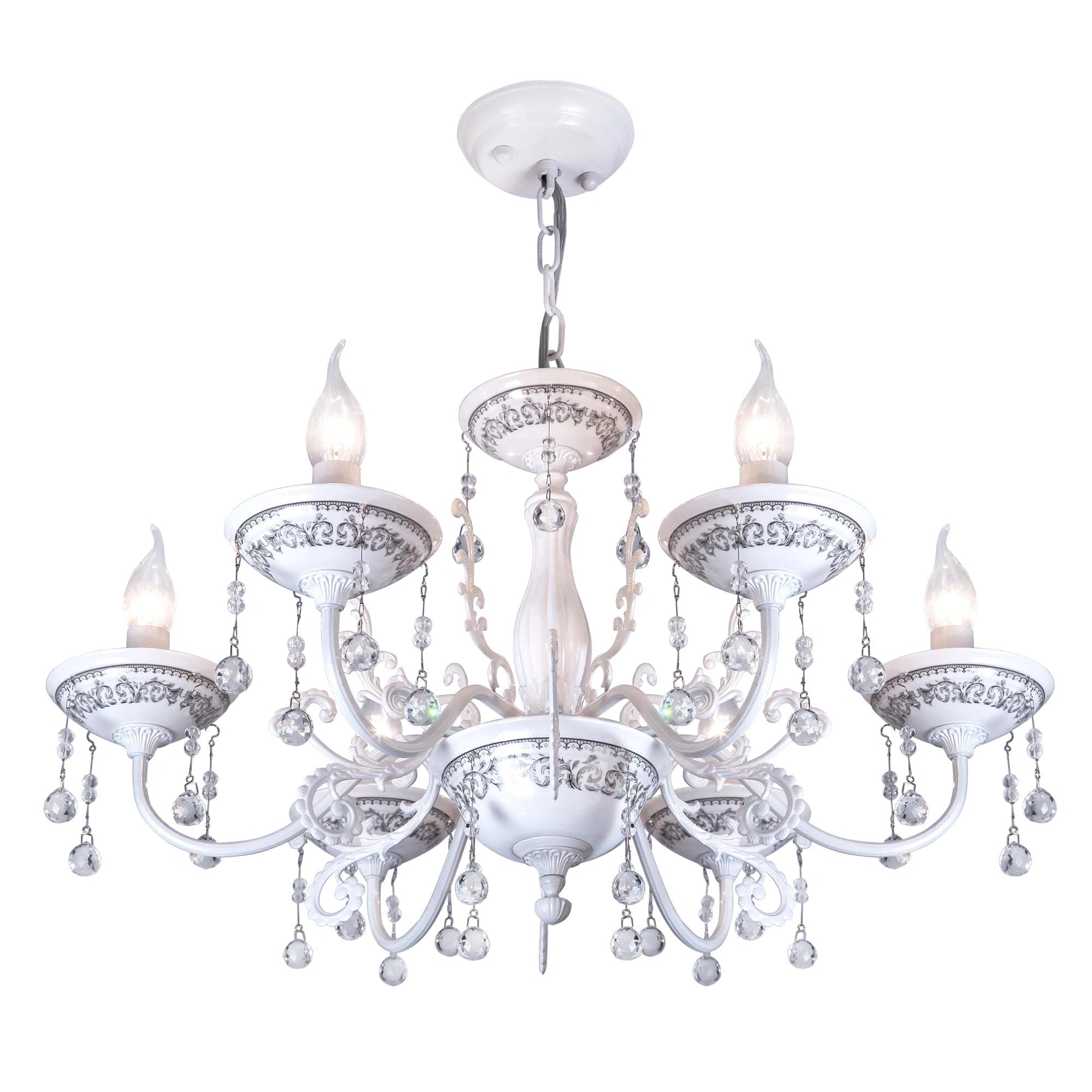 Citilux CL416161 Аттика Белый Светильник Люстра — миниатюра 1
