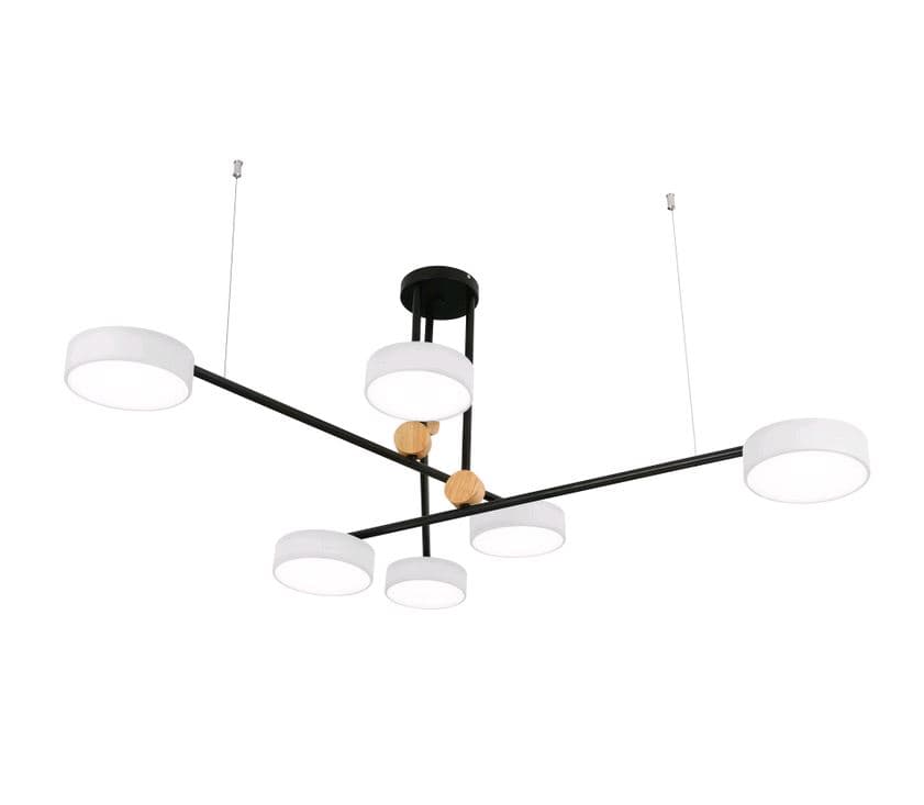 Kink Light 07647-6,01(4000K) Люстра Рапис белый w150*150 h55 Led 6*16W (4000К)