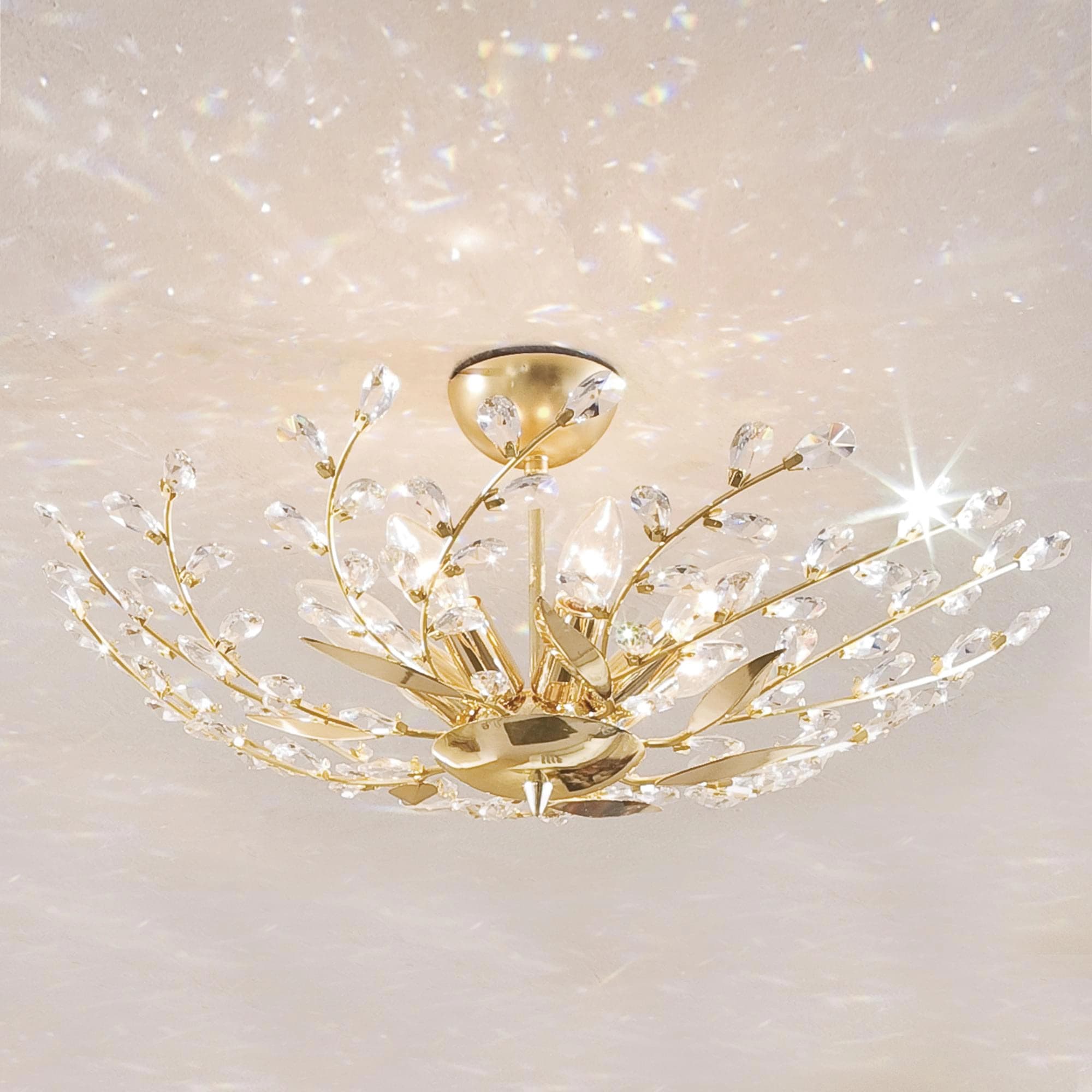 Citilux CL311271 Ривьера Зол+Прозр. Светильник Люстра