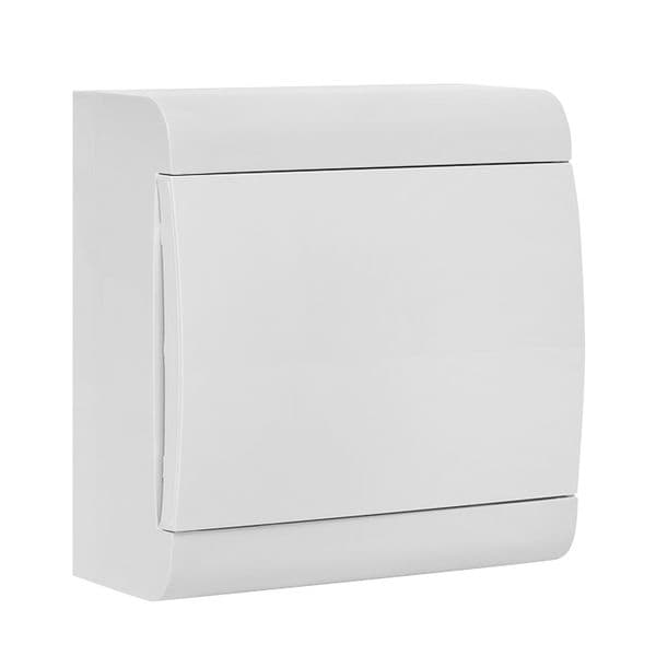 EKF Щит распределительный ЩРН-П-8 "SlimBox" белая дверца IP41 — миниатюра 1
