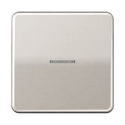 JUNG Клавиша для KNX кнопки, 1 группа с окошком металл платина CD101KO5PT