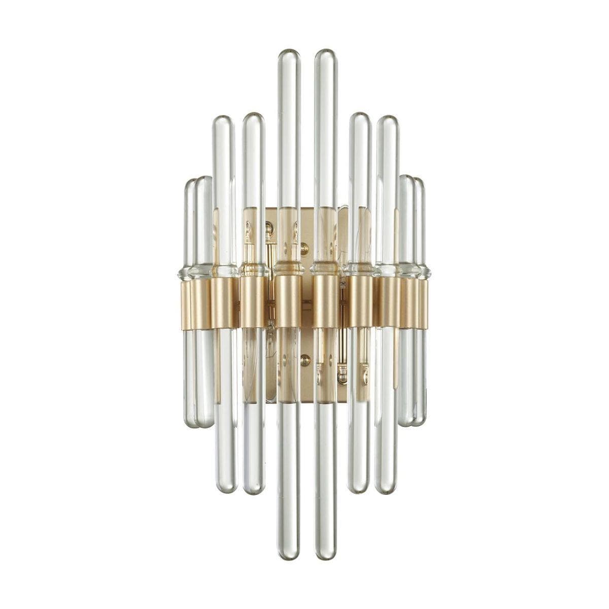 Odeon Light 4988/2W HALL ODL22 387 золотой/стекло Бра E14 2*40W STIKA — миниатюра 1