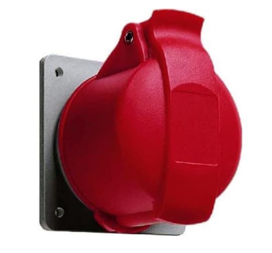 ABB Розетка на панель прямая 16А, 3P+N+E, 380V, IP44 2CMA193187R1000