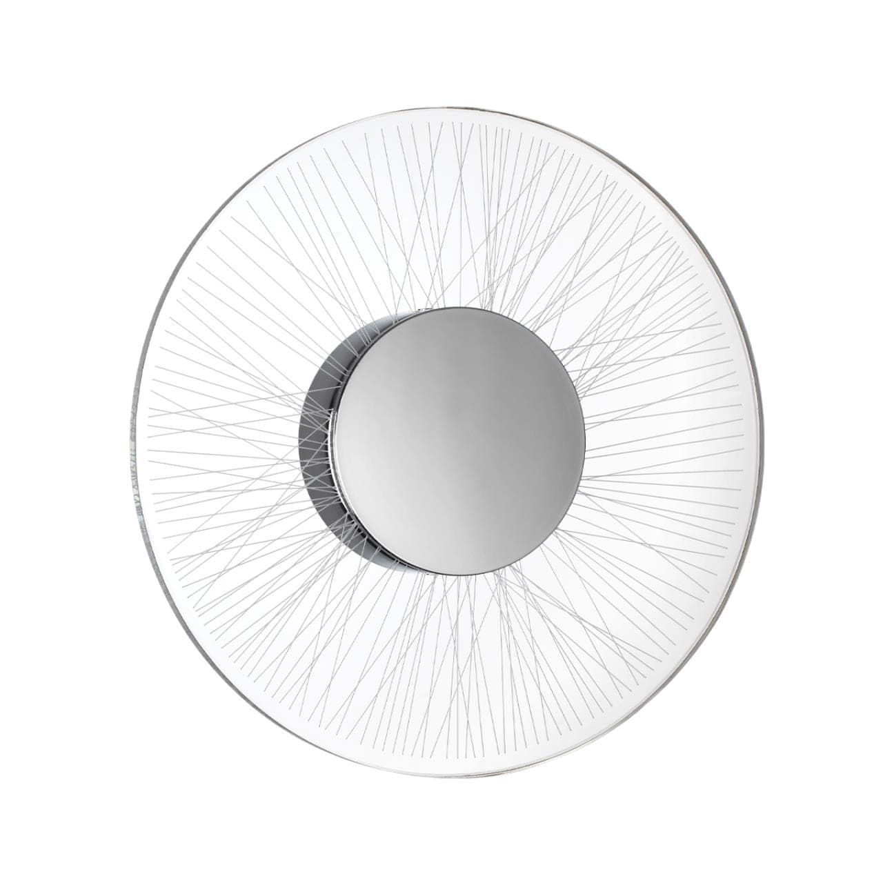 Odeon Light 6628/9WL MIDCENT ODL24 полированный хром/металл/акрил Настенный светильник IP20 LED 9W 3000K 220V SOLARIS