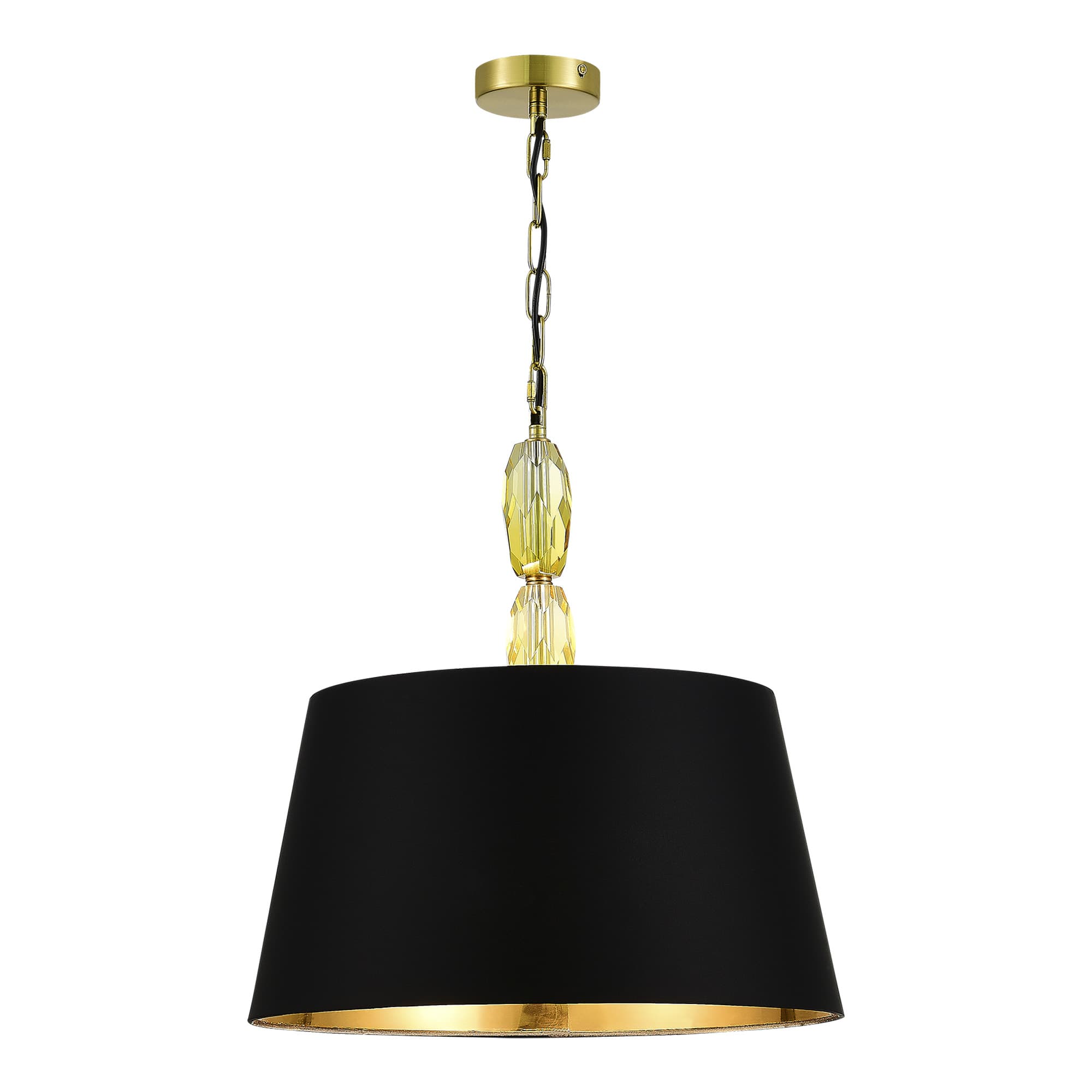 ST LUCE SL1759.303.03 Светильник подвесной Латунь/Черный E27 3*40W