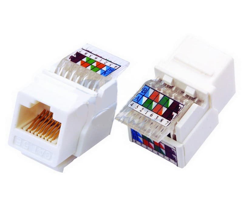 Гнездо вставка RJ-45 (Keystone Jack) CAT5e, ТИП-1 Rexant 03-1011 — миниатюра 2